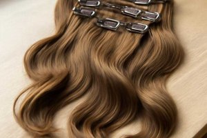 Накладные волосы на заколках без вреда для кожи головы