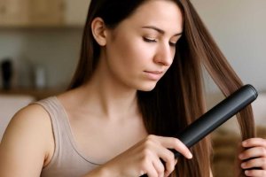 Выпрямляем непослушные волосы без вреда для кожи головы