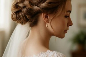 Свадебные прически с учетом кожи головы и структуры волос