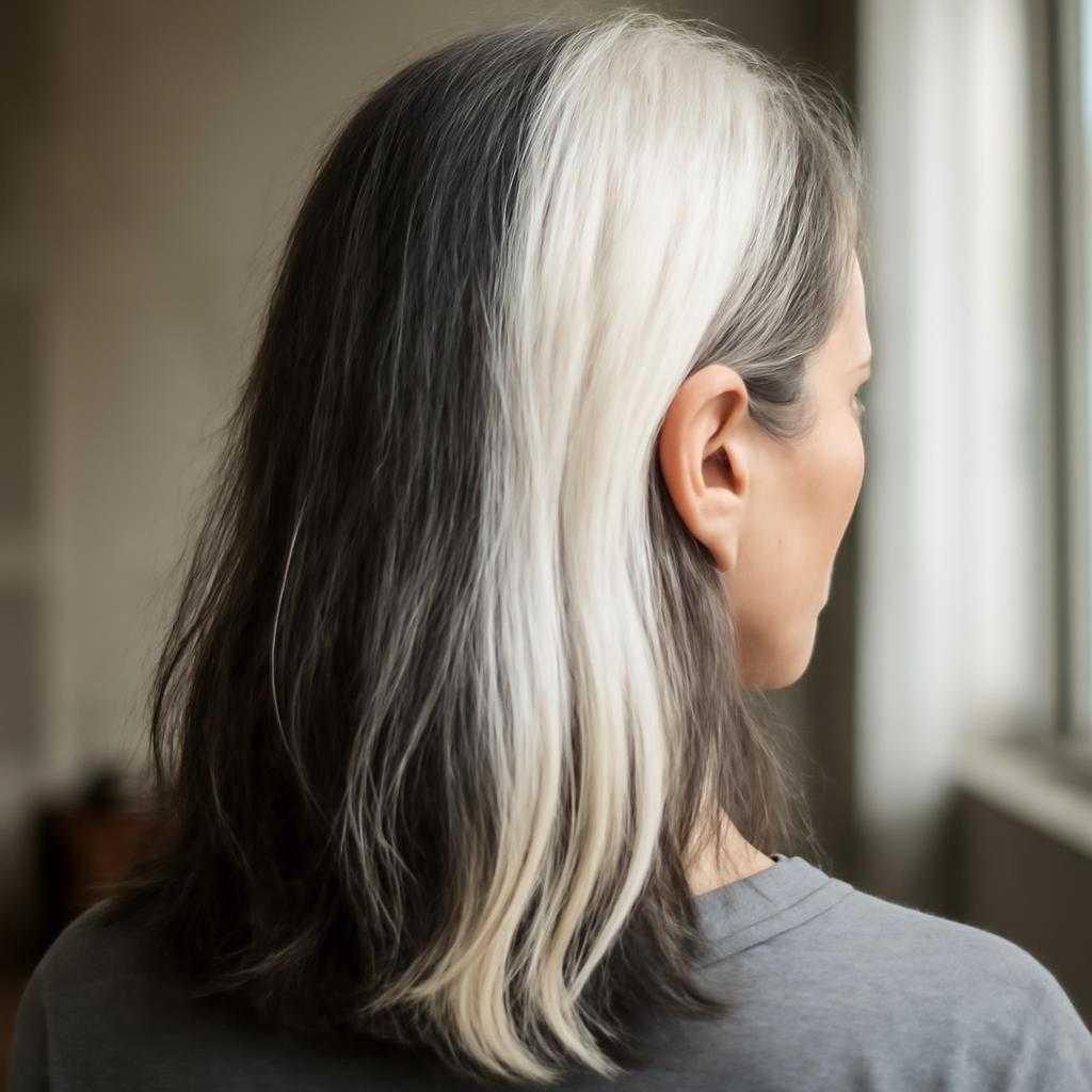 депигментированные волосы