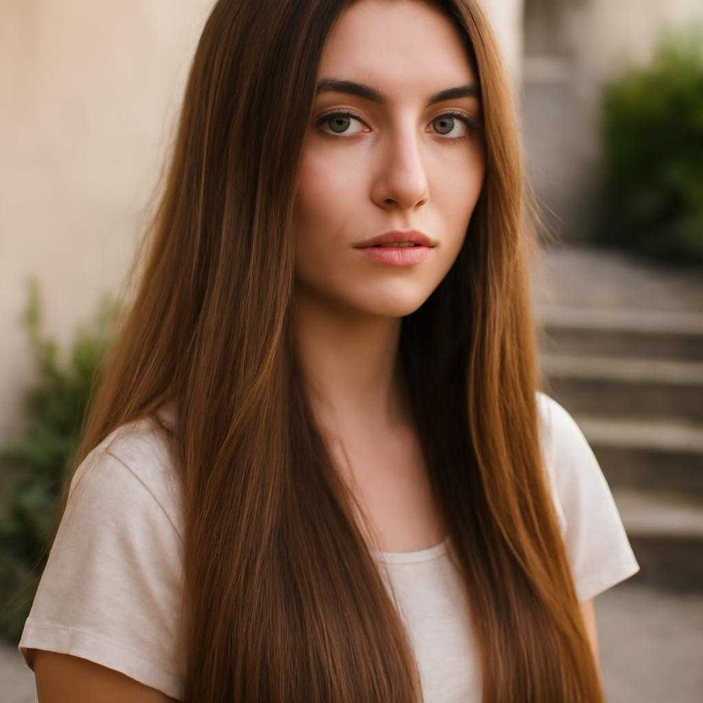 длинные волосы