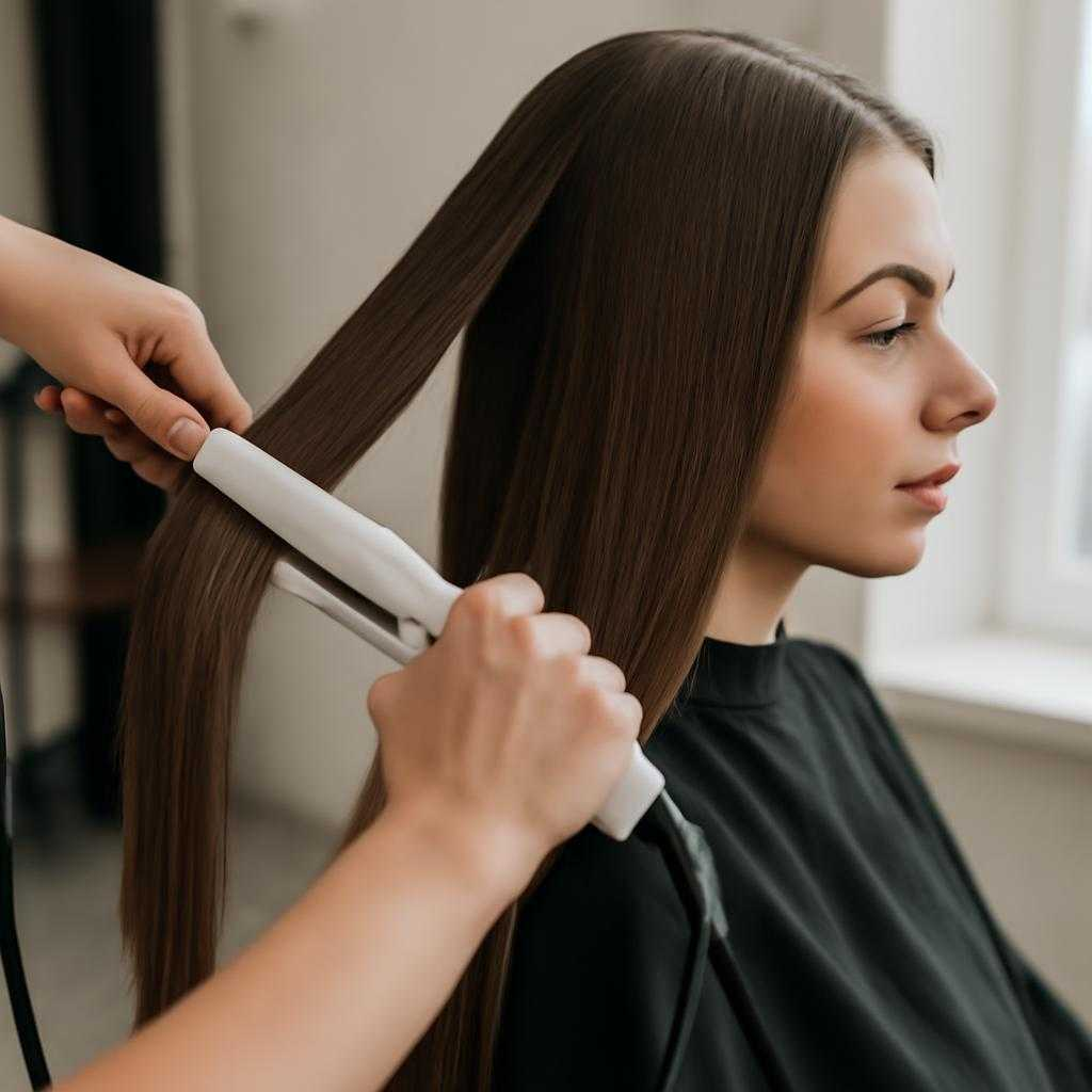 кератиновое выпрямление