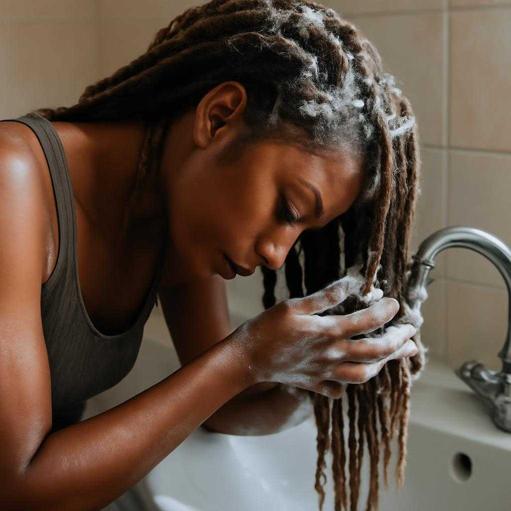 мытьё дредов