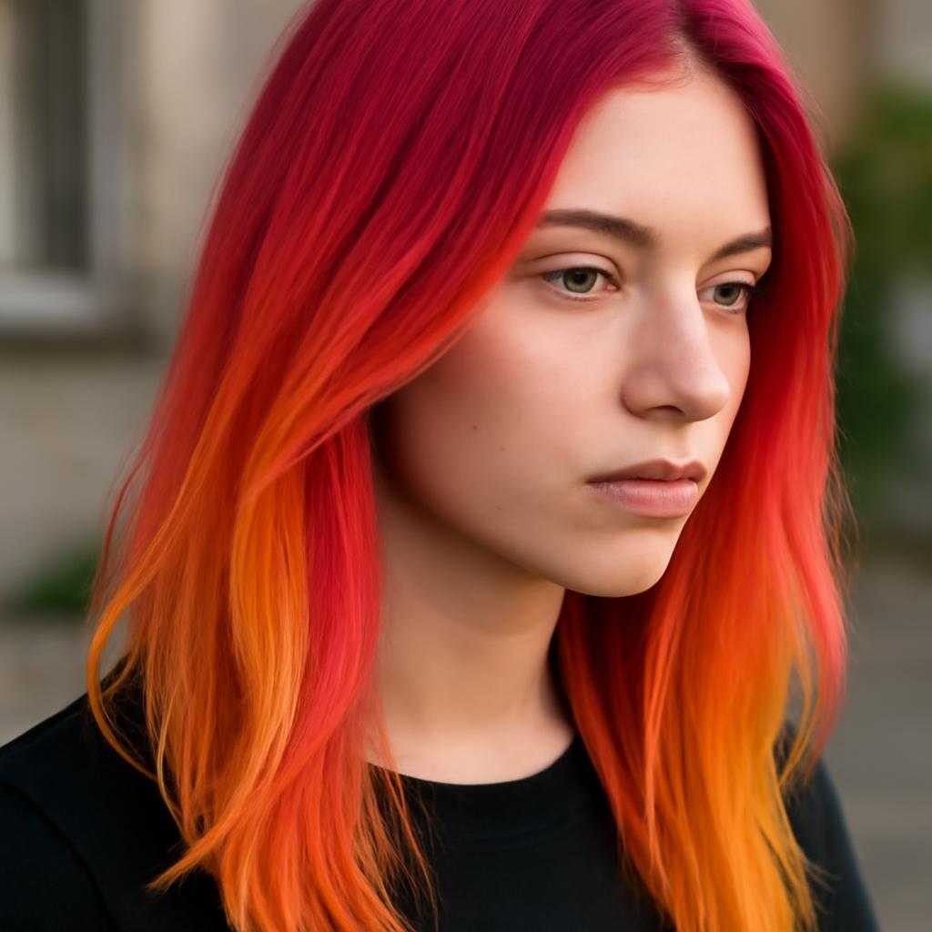 окрашенные волосы