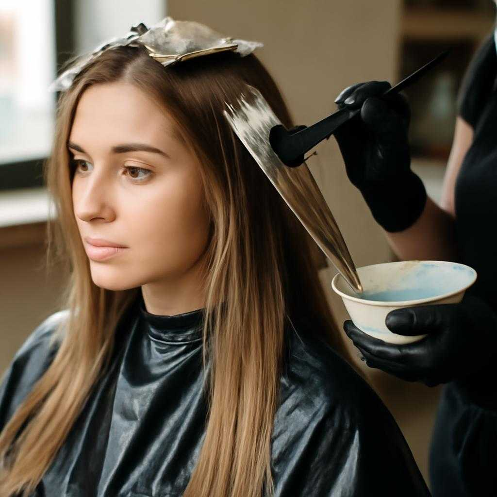 окрашивание волос