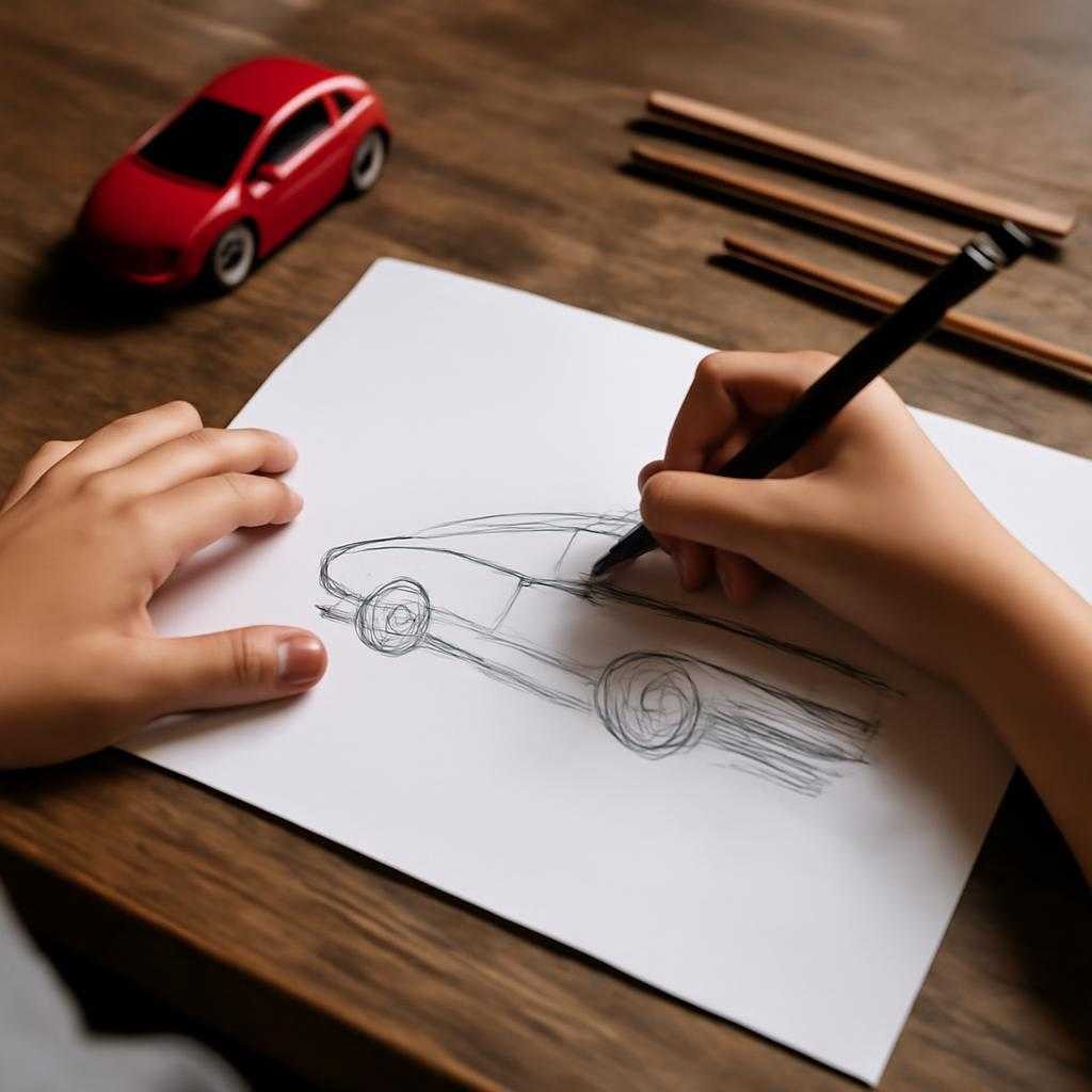 рисунки машинкой