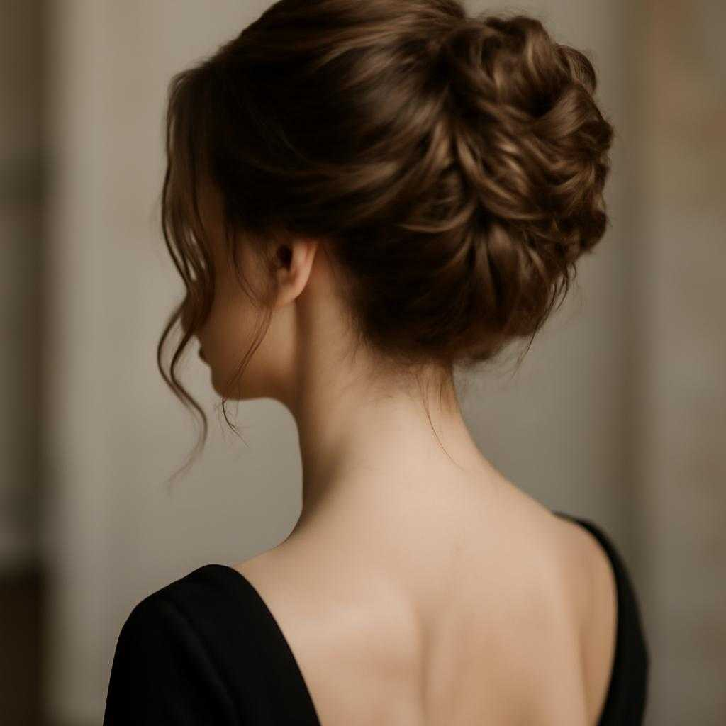 вечерняя прическа
