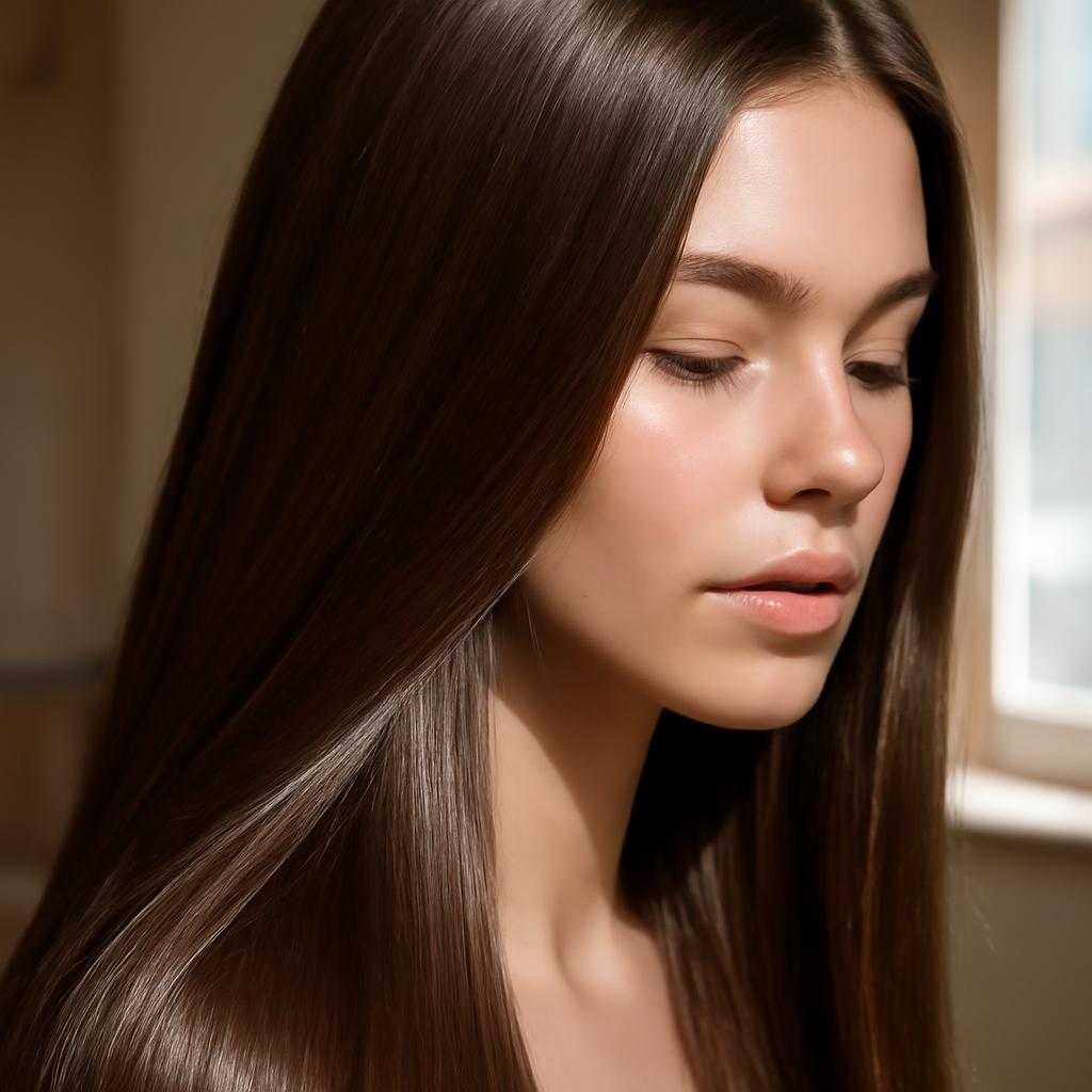 блеск волос