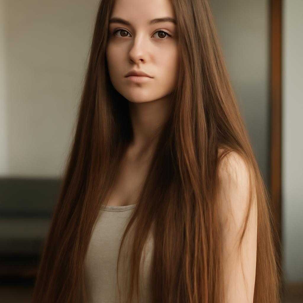 длинные волосы
