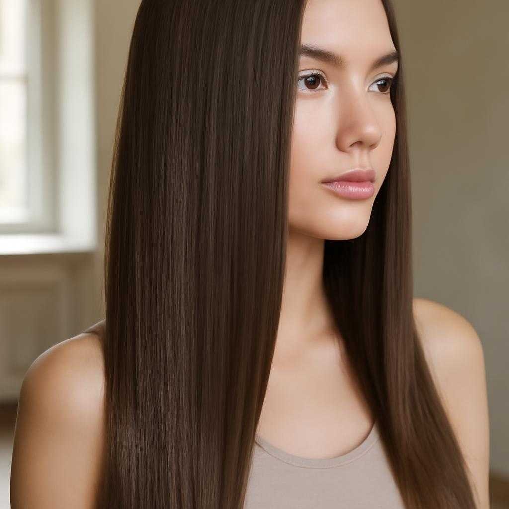 гладкие волосы