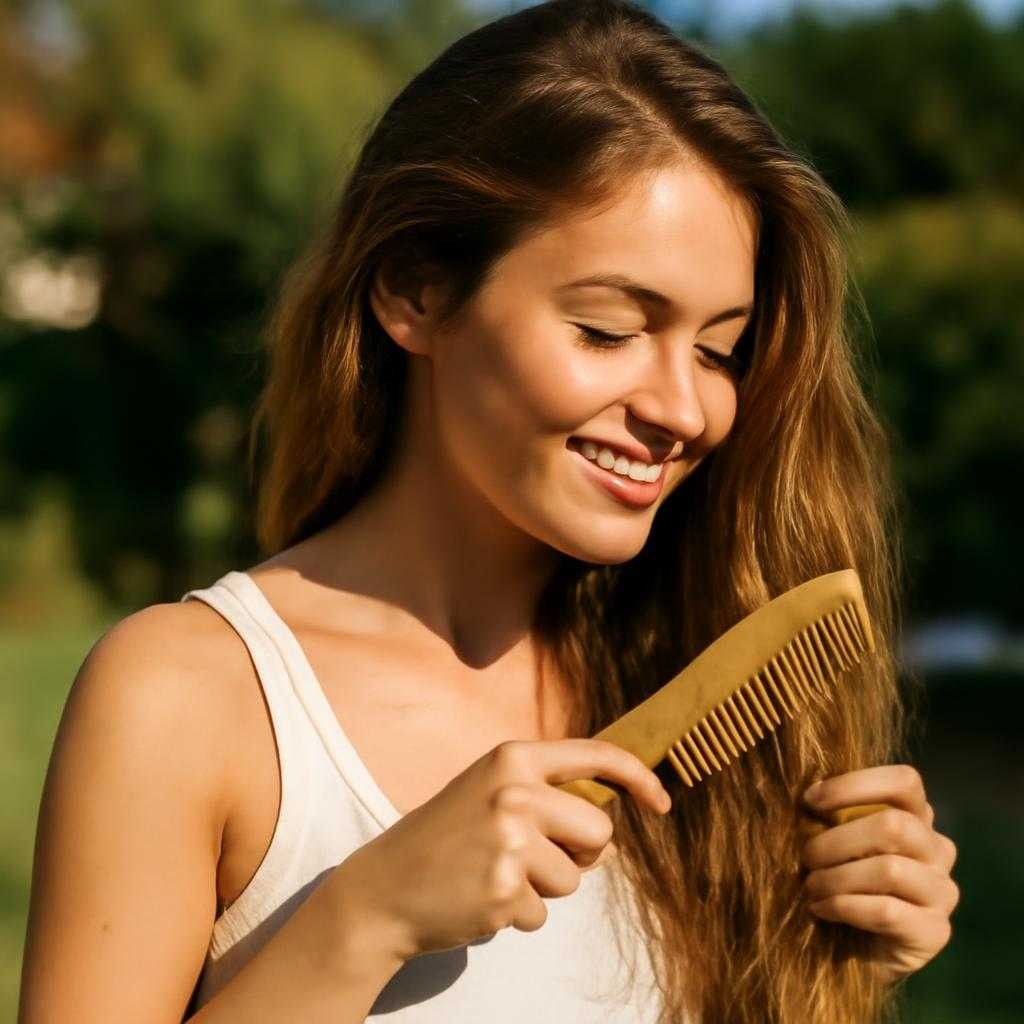 летний уход за волосами