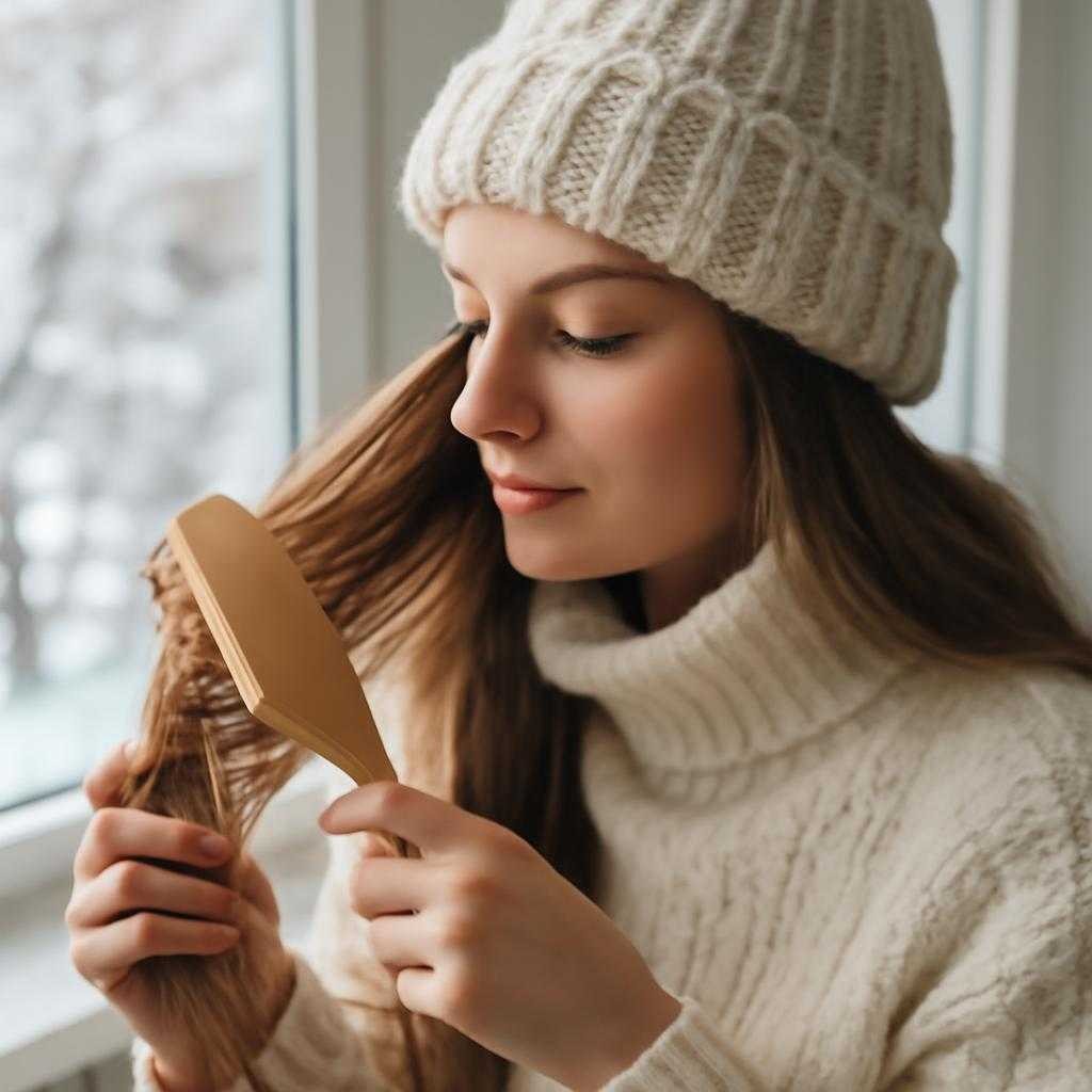 уход за волосами зимой