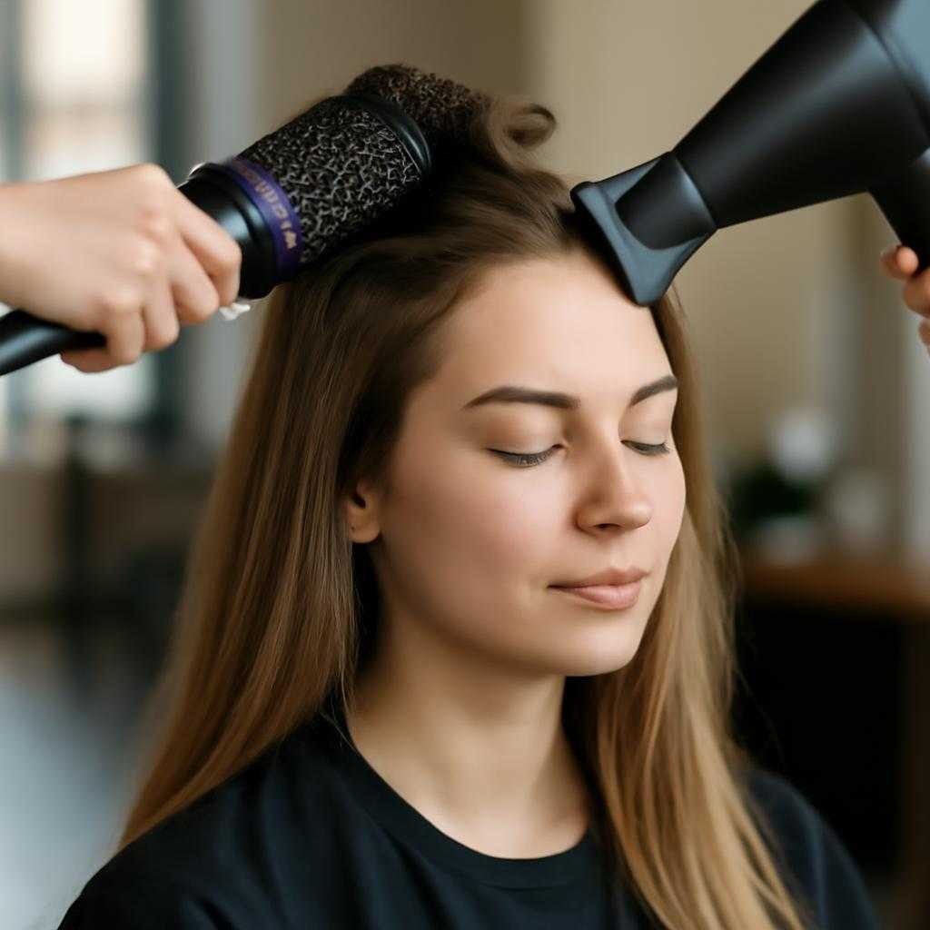 укладка волос