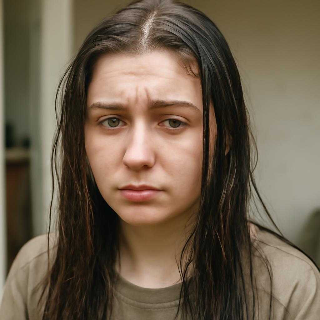 жирные волосы