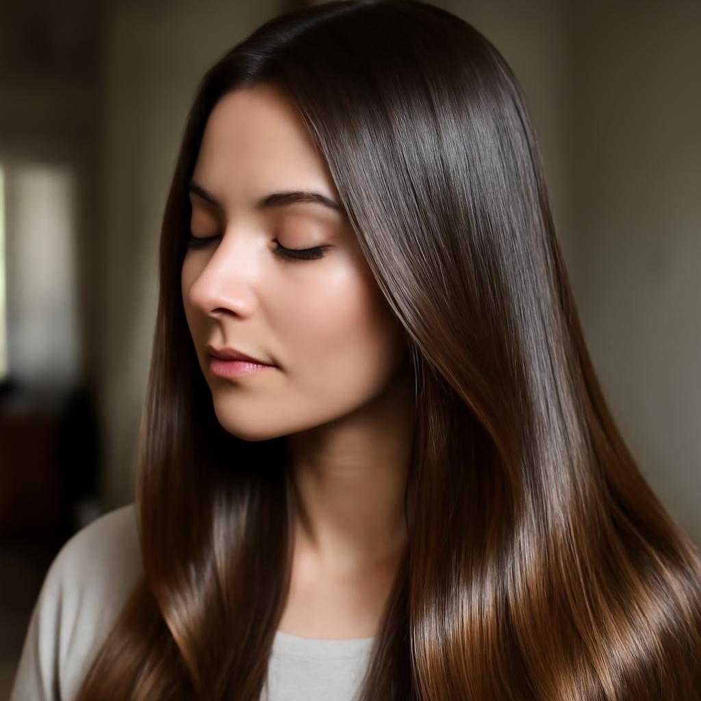 блеск волос