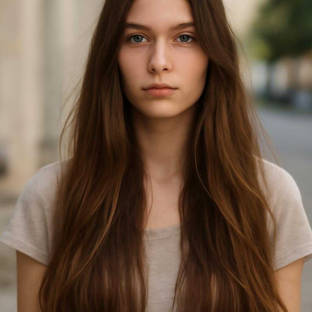 длинные волосы