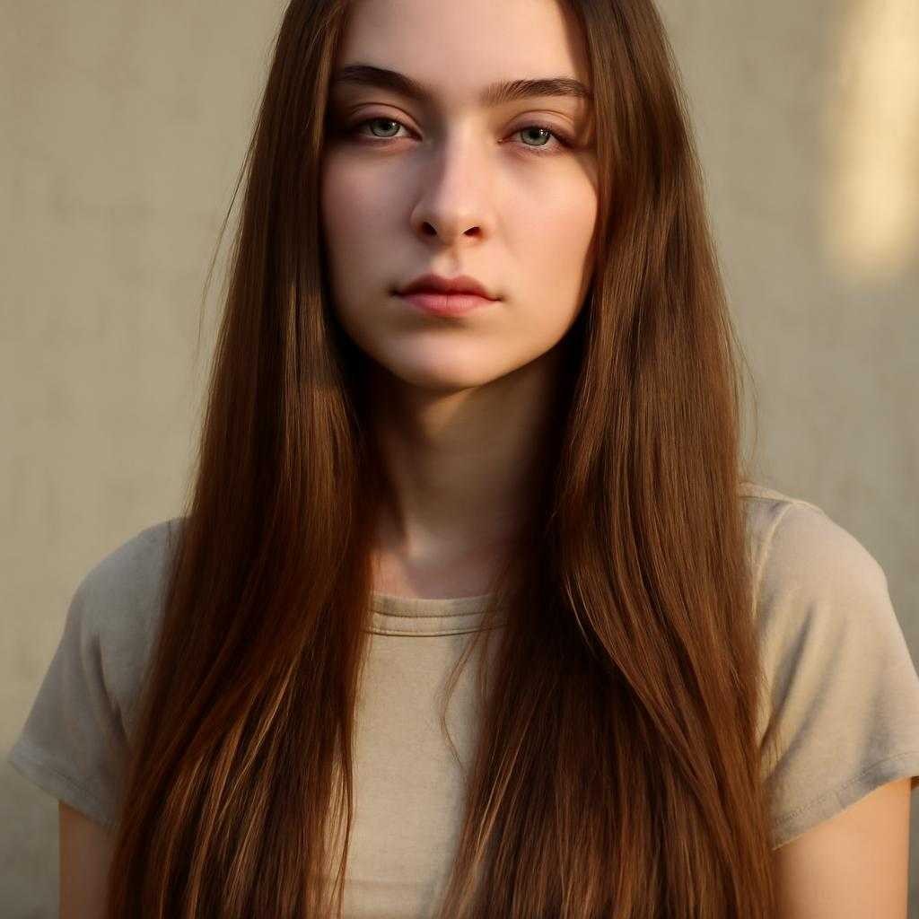 длинные волосы