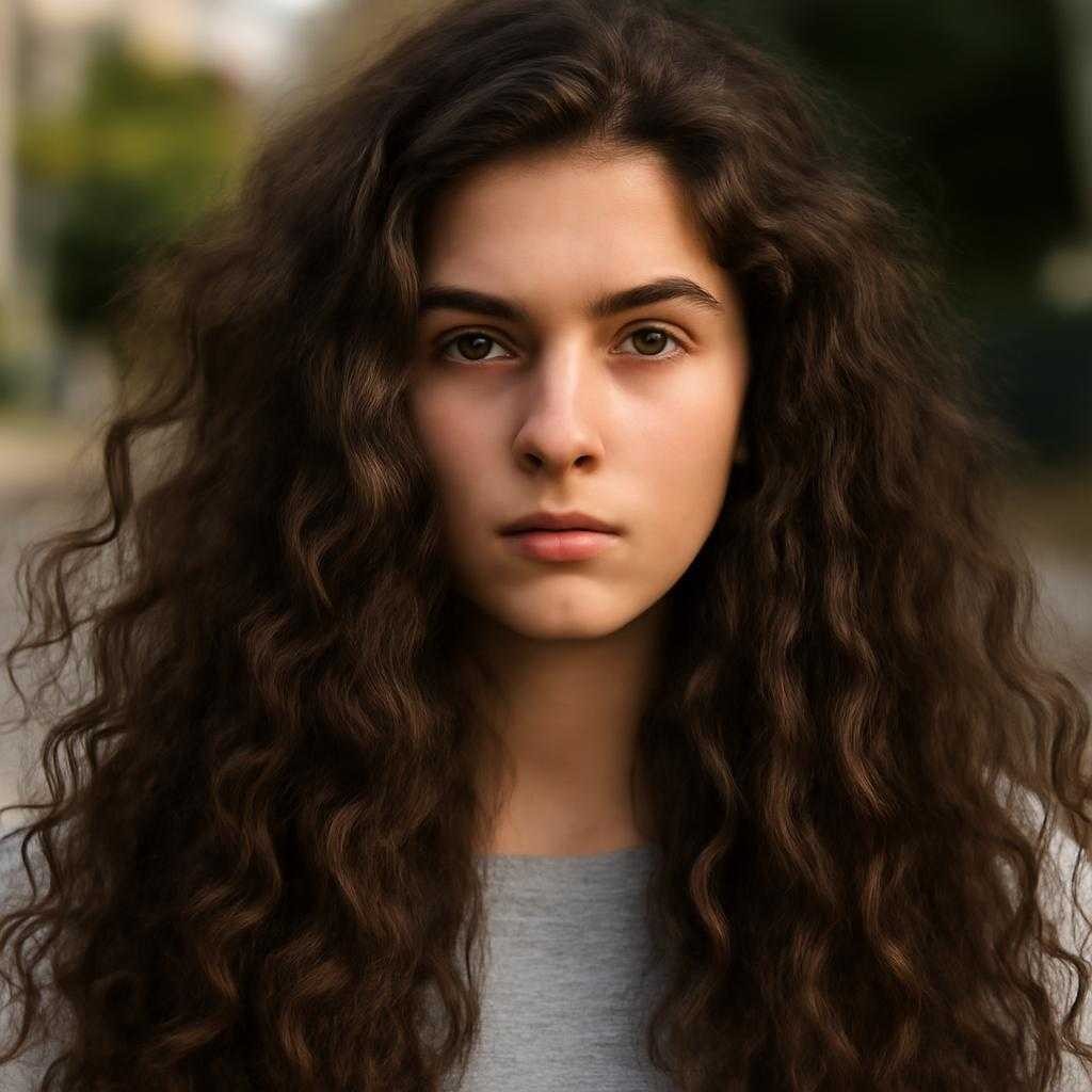 густые волосы