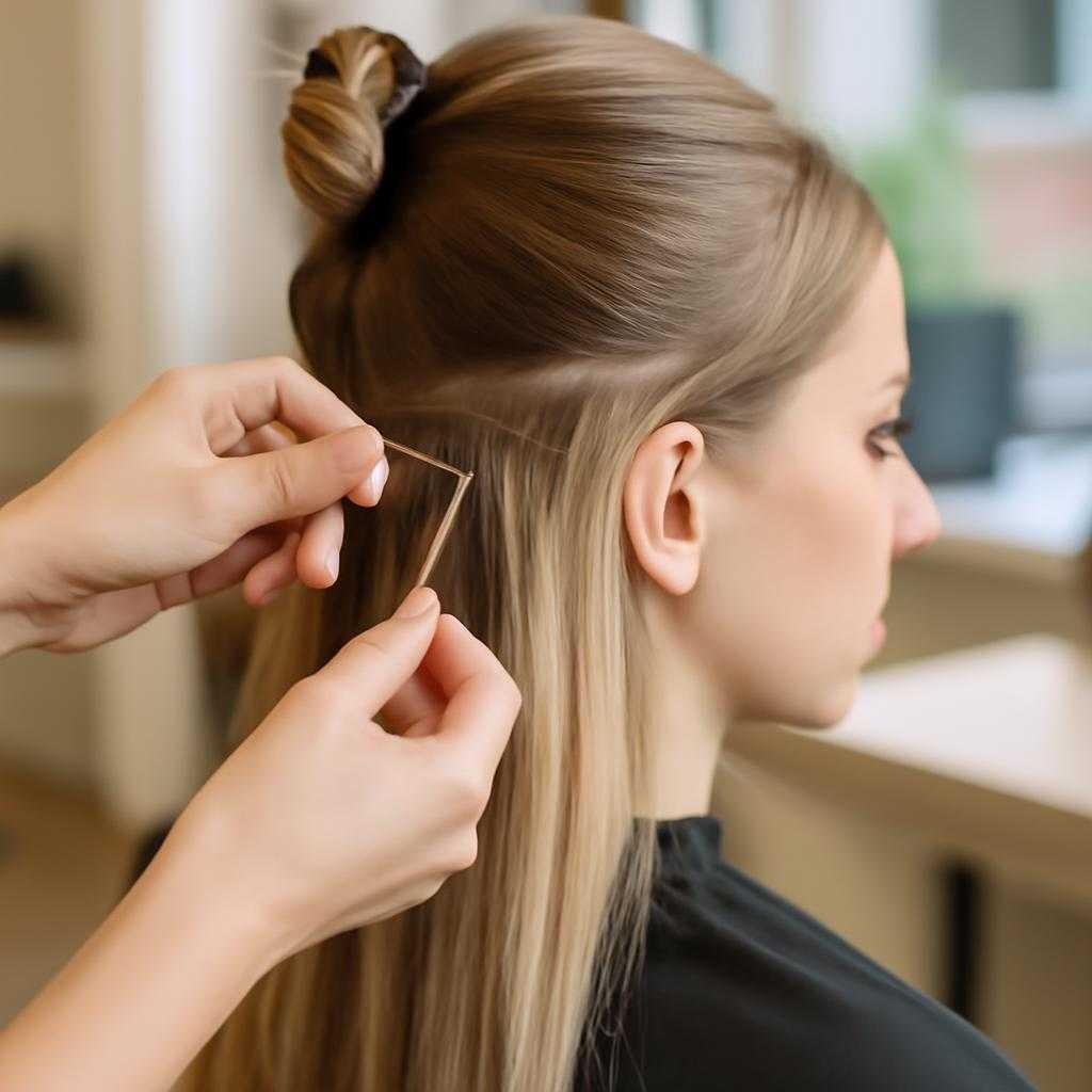 наращивание волос