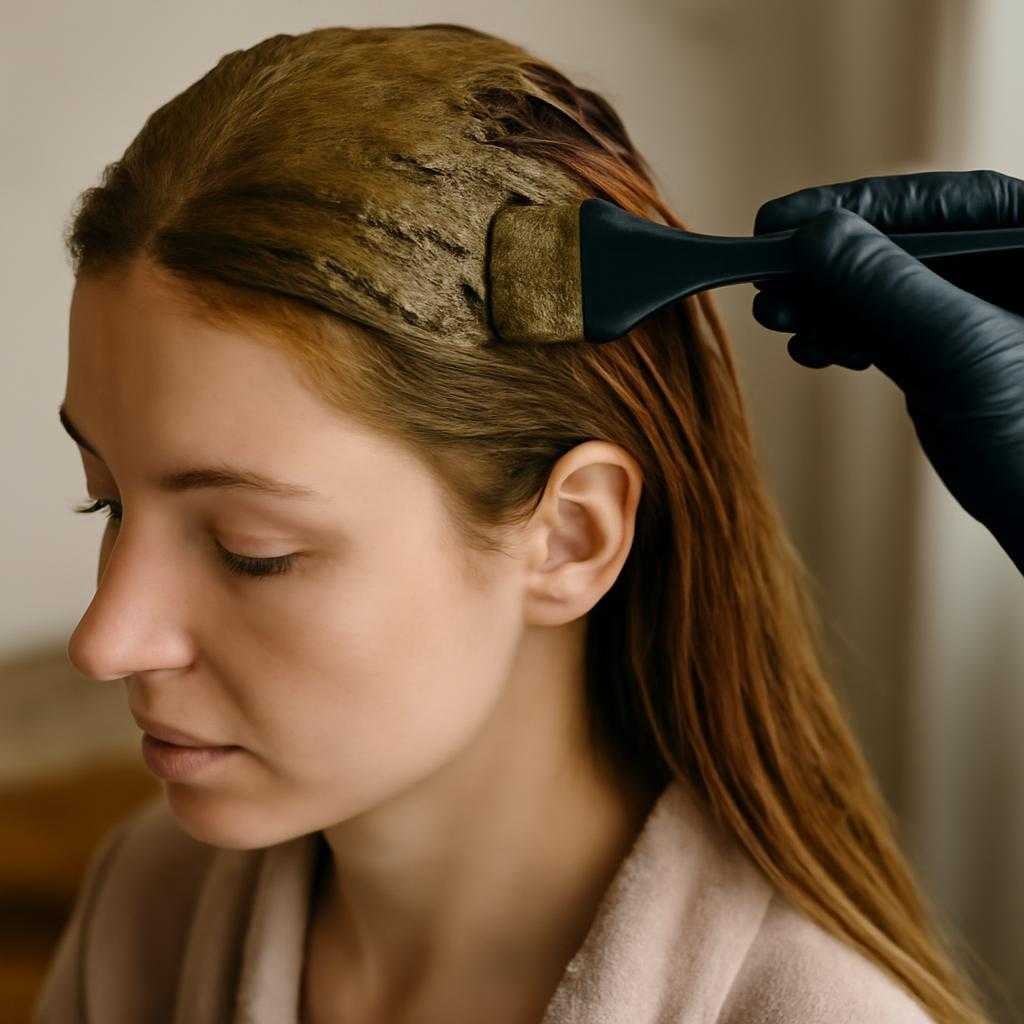 окрашивание волос хной