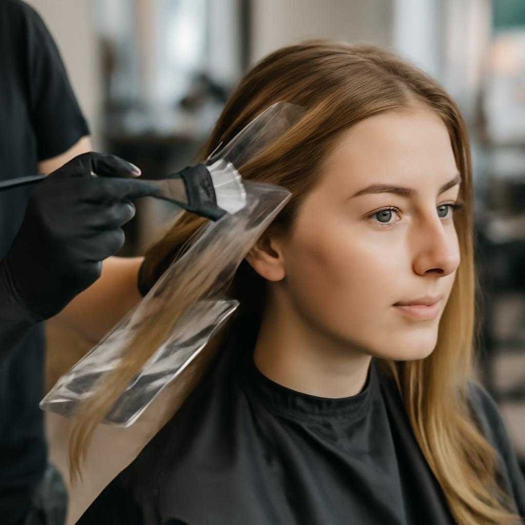 покраска волос