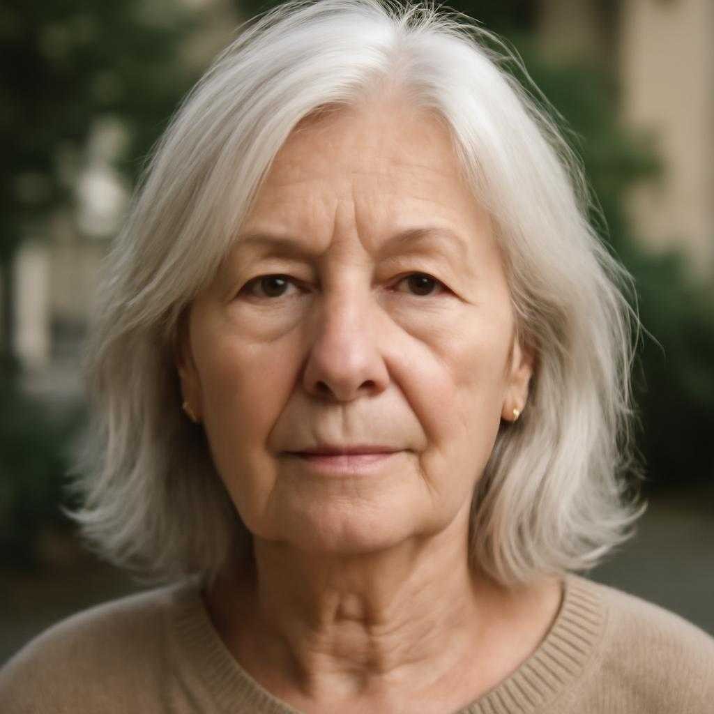 седые волосы