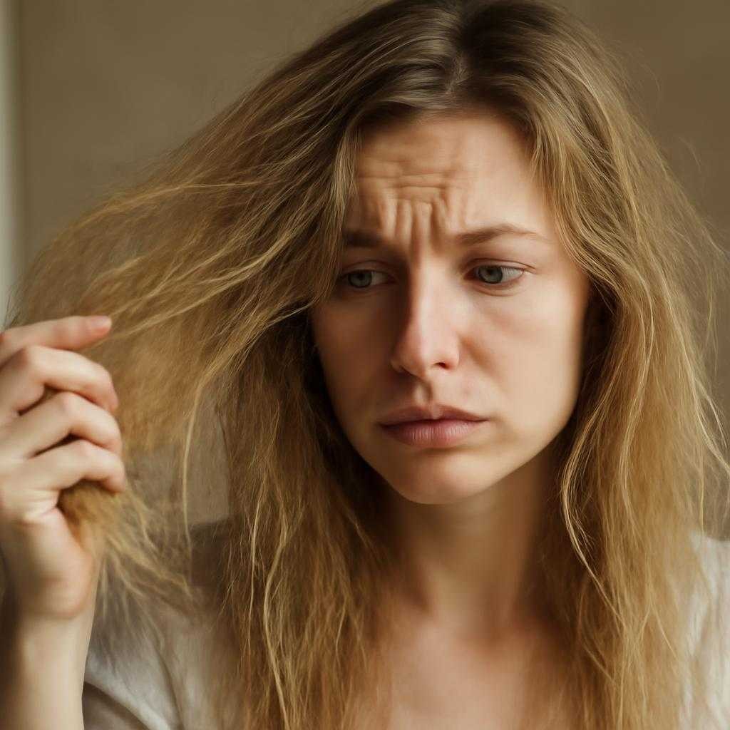 сухие волосы