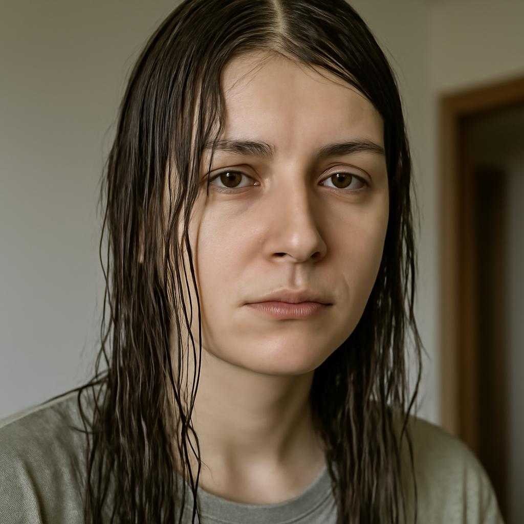 жирные волосы