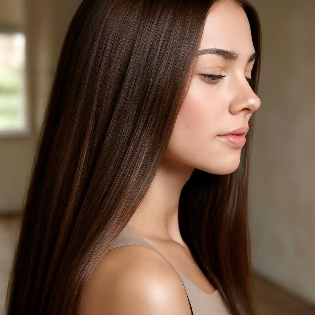 блеск волос