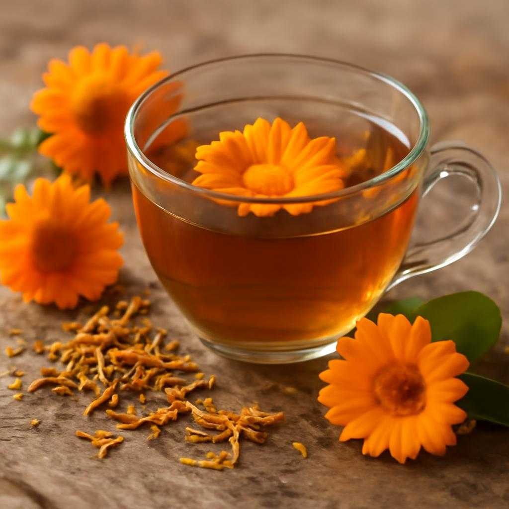чай из календулы