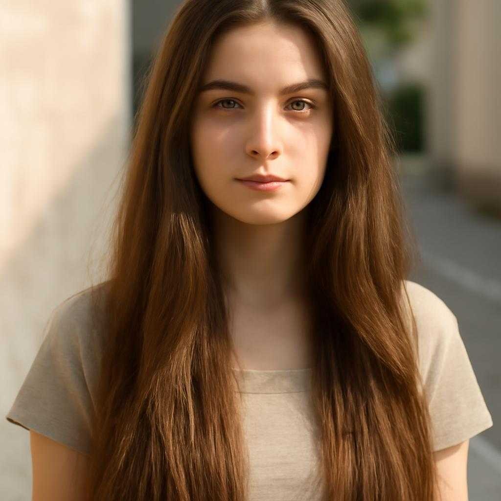 длинные волосы