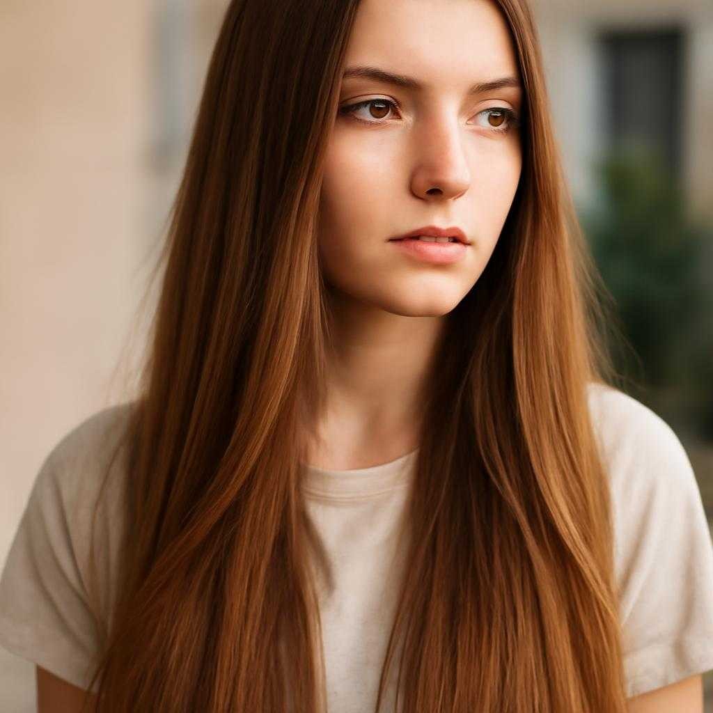 длинные волосы