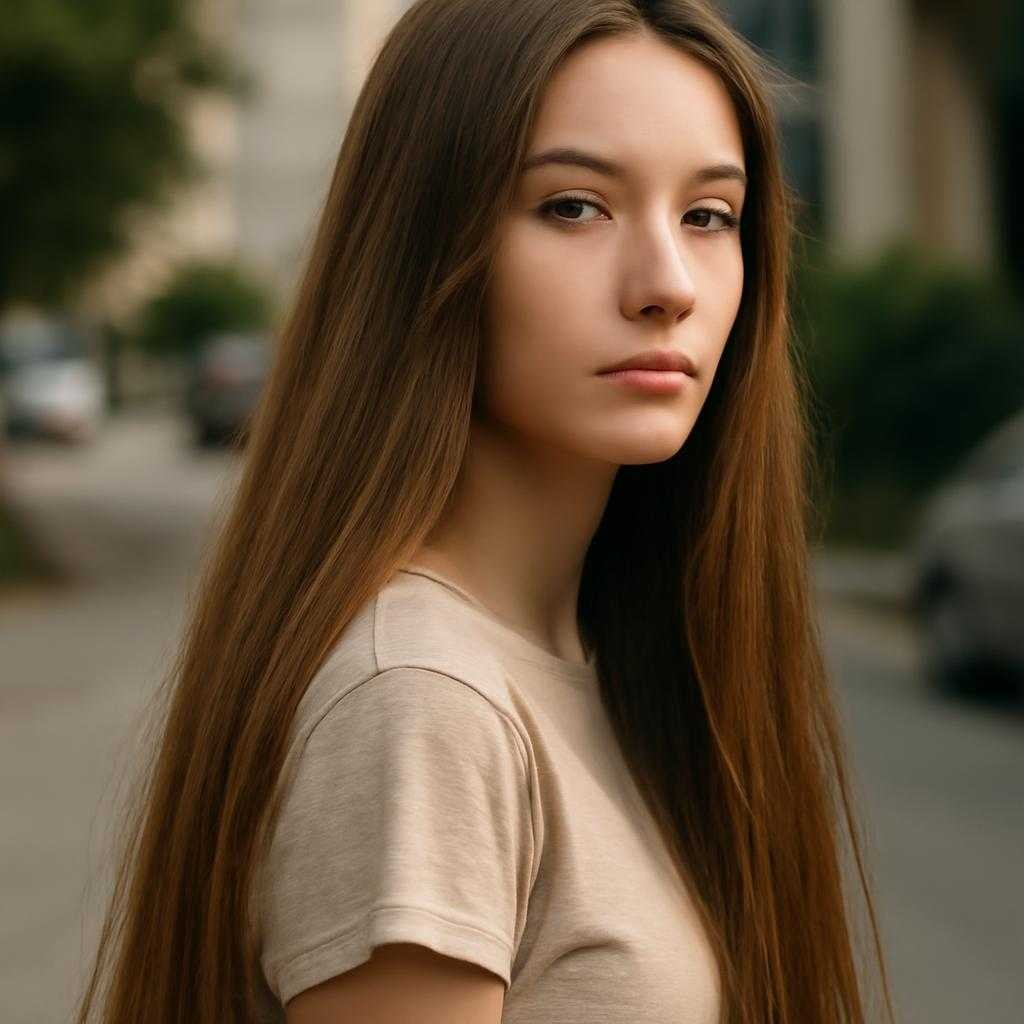 длинные волосы