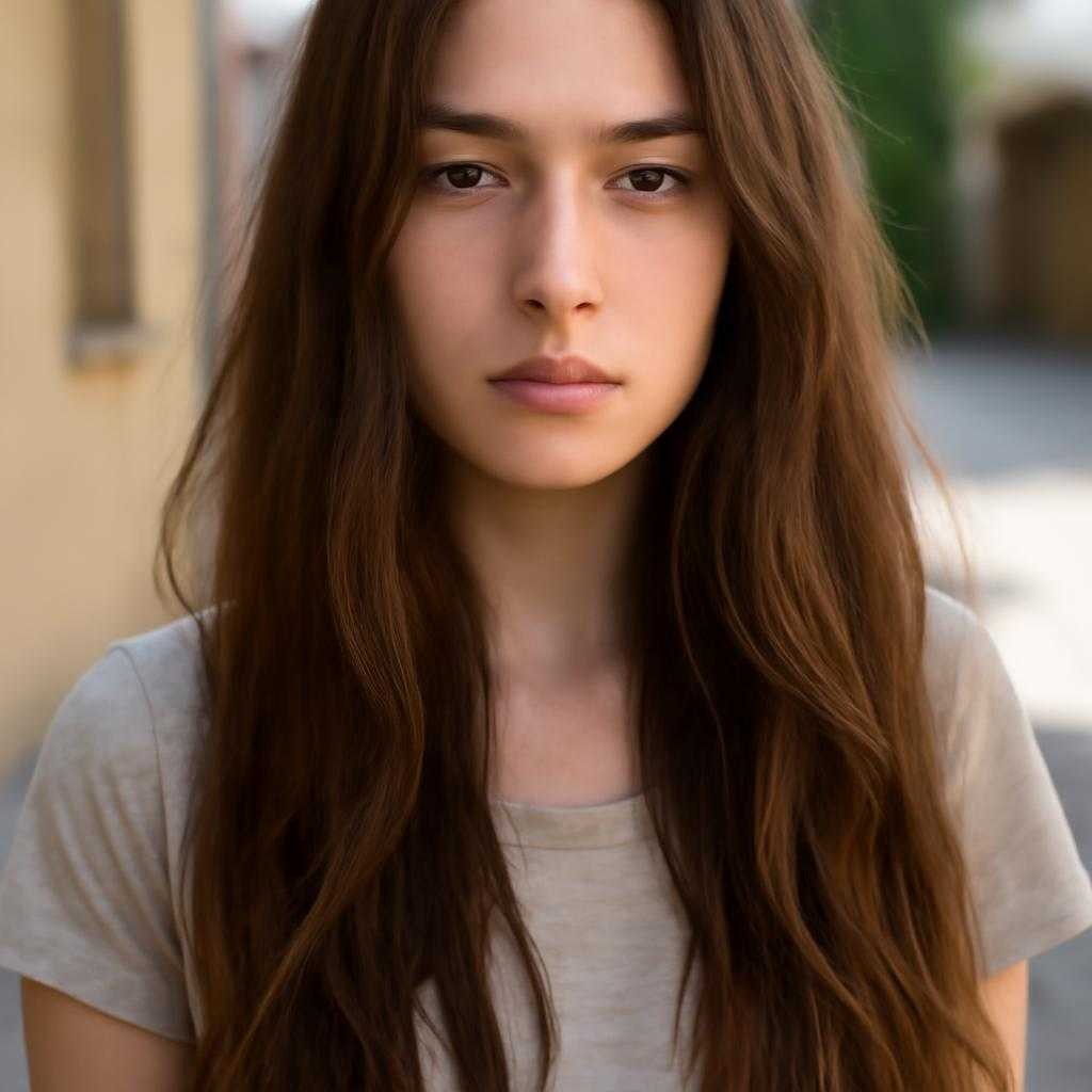 длинные волосы