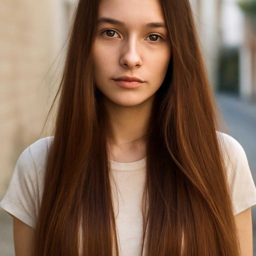 длинные волосы