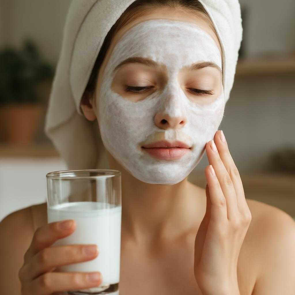 кефирная маска