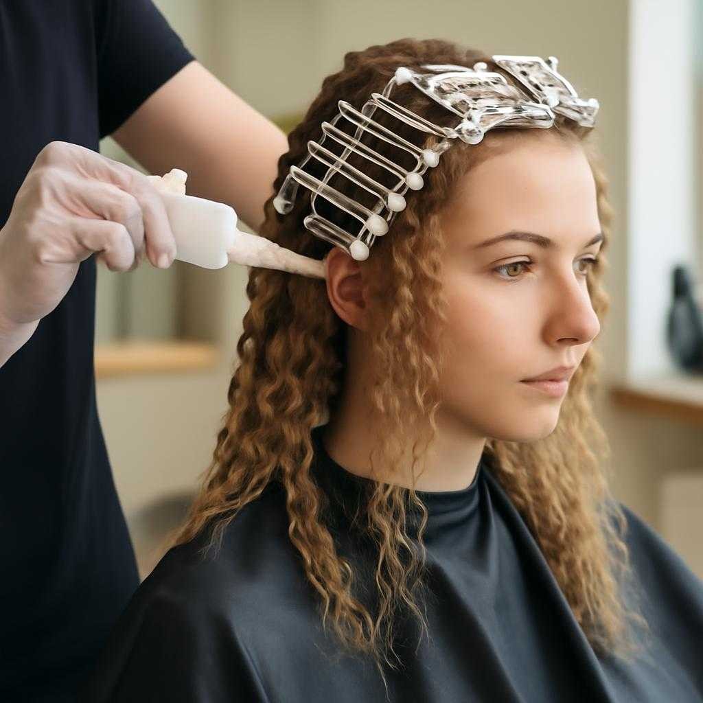 химическая завивка гофре