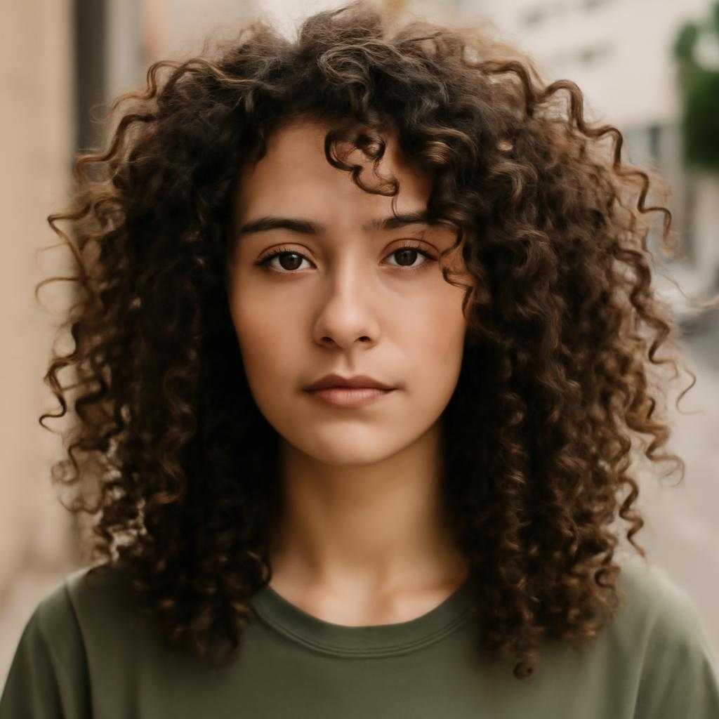 кудрявые волосы