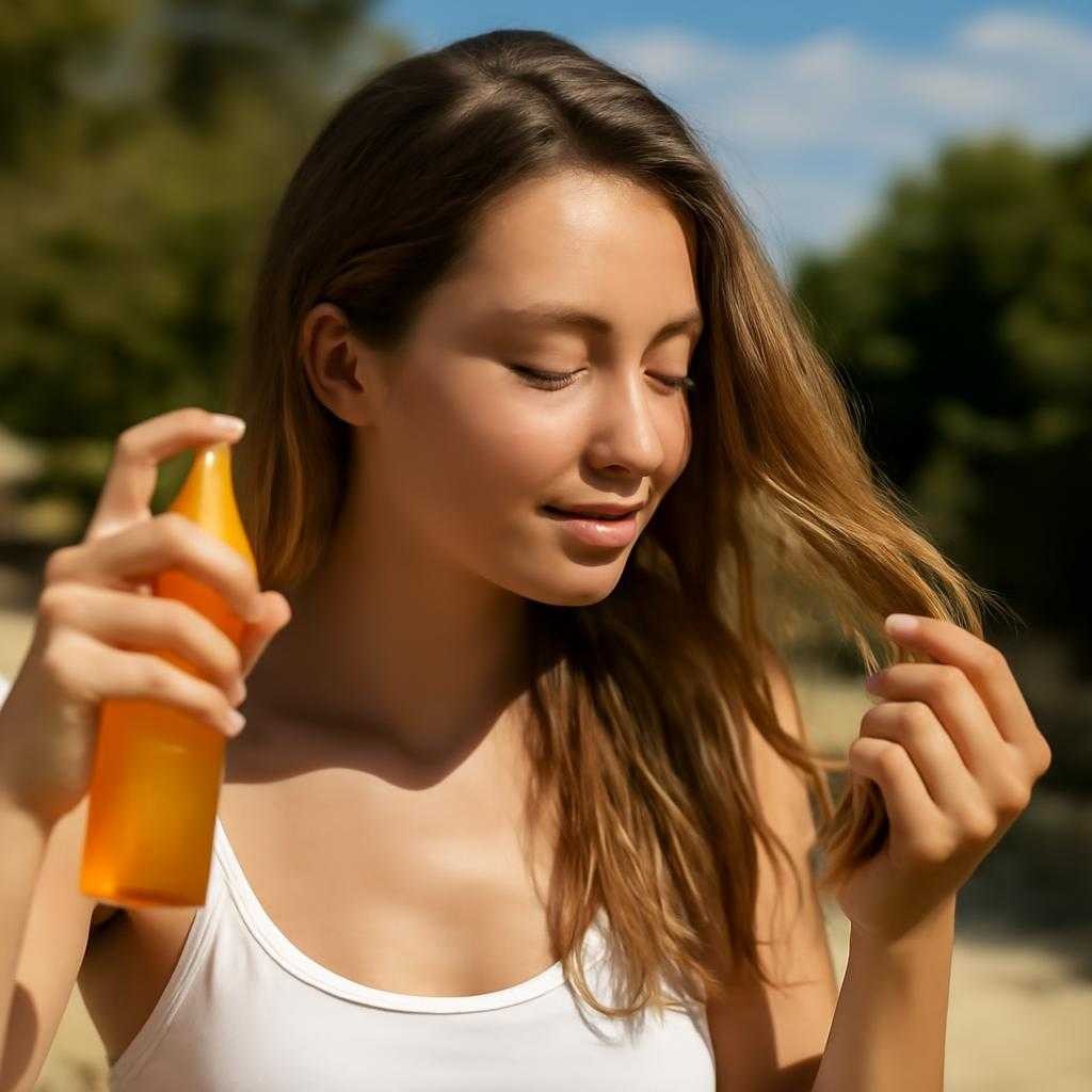 летний уход за волосами