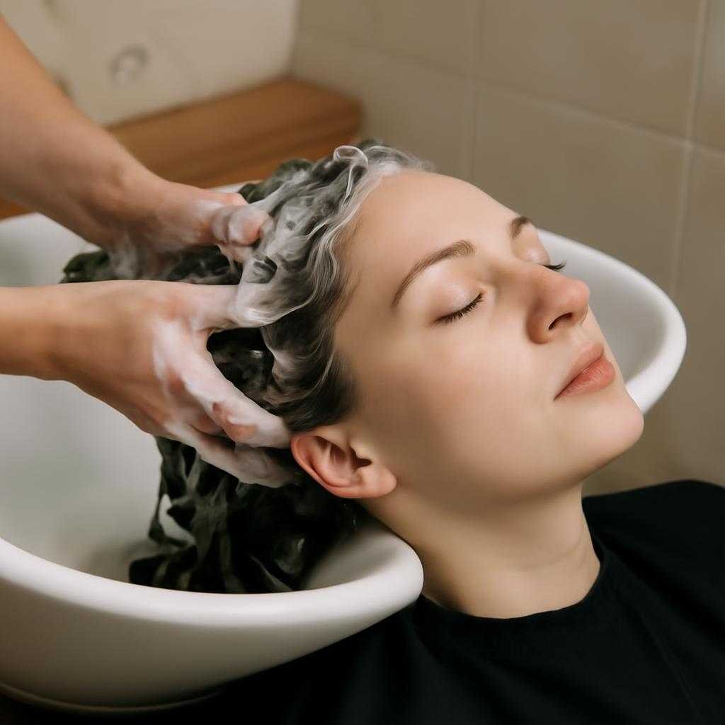 мытьё головы