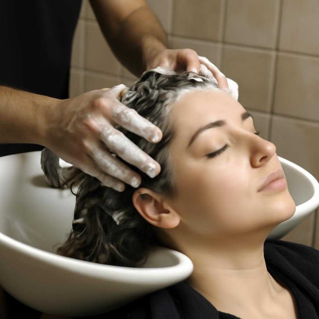 мытьё головы