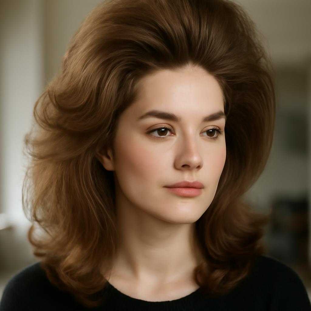 объемная прическа