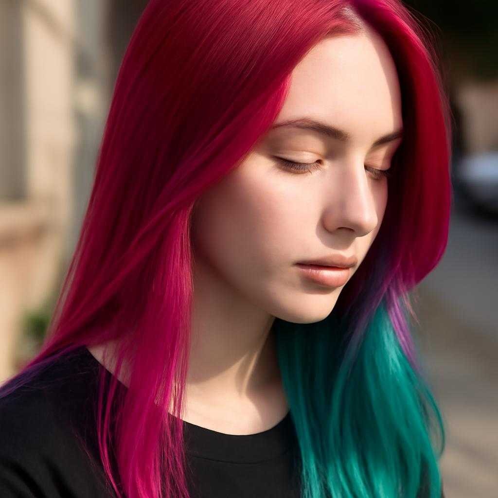 окрашенные волосы