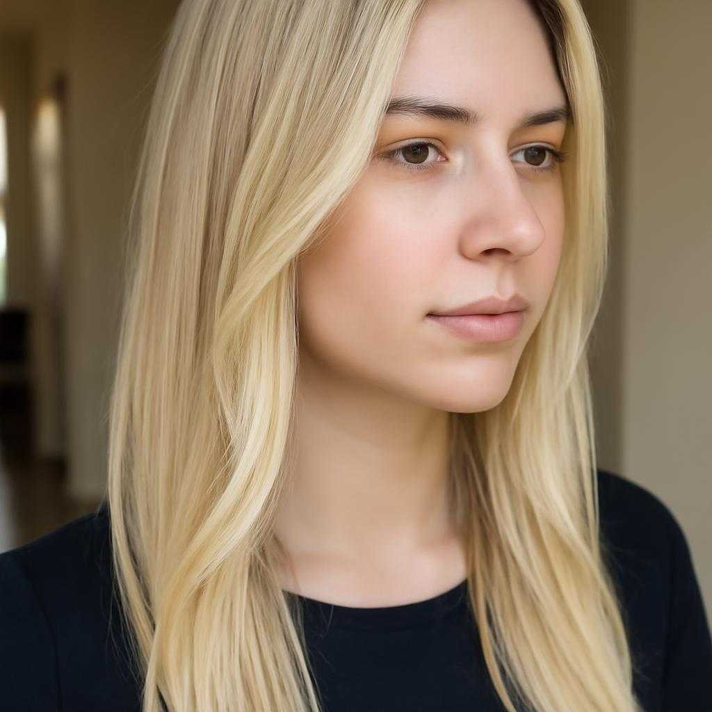 осветлённые волосы