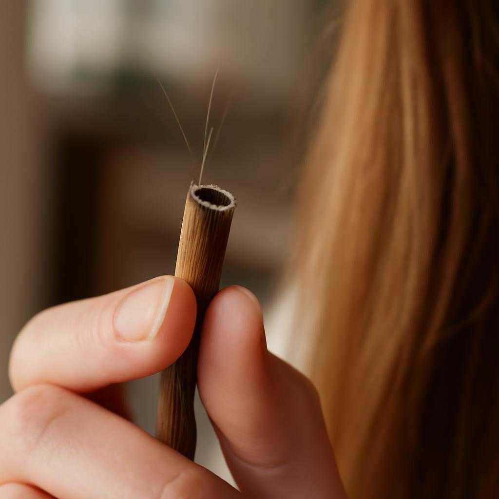 сечение волос