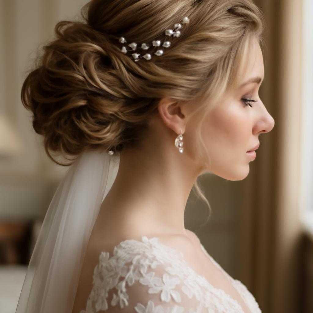 свадебные прически