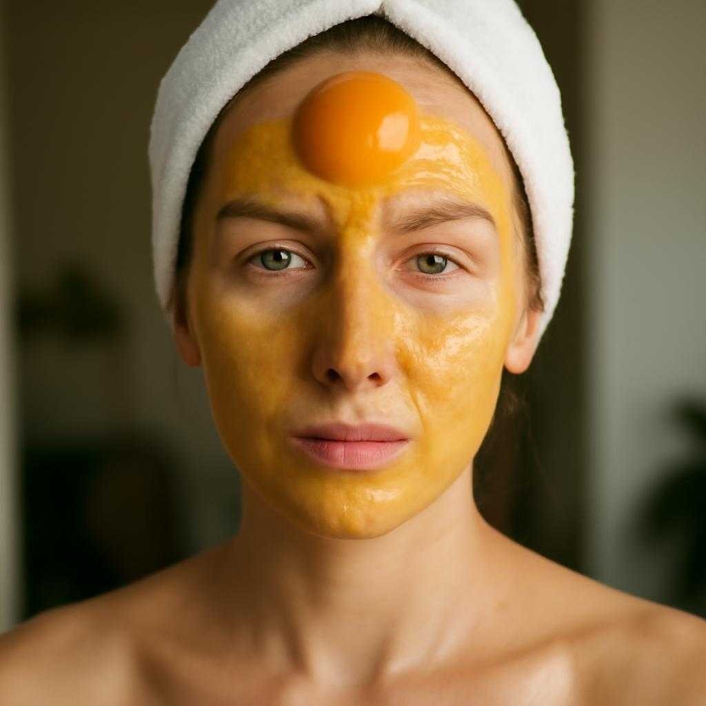 желтковая маска