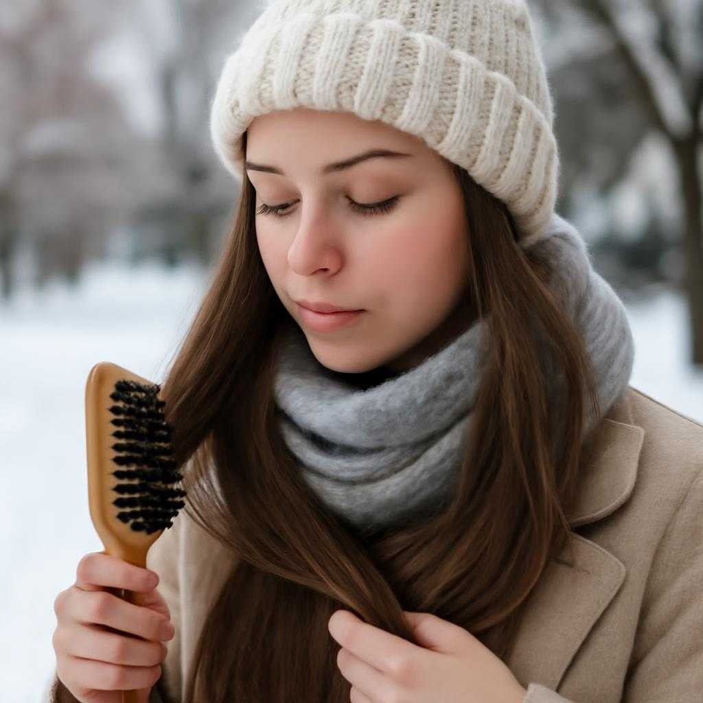 зимний уход за волосами