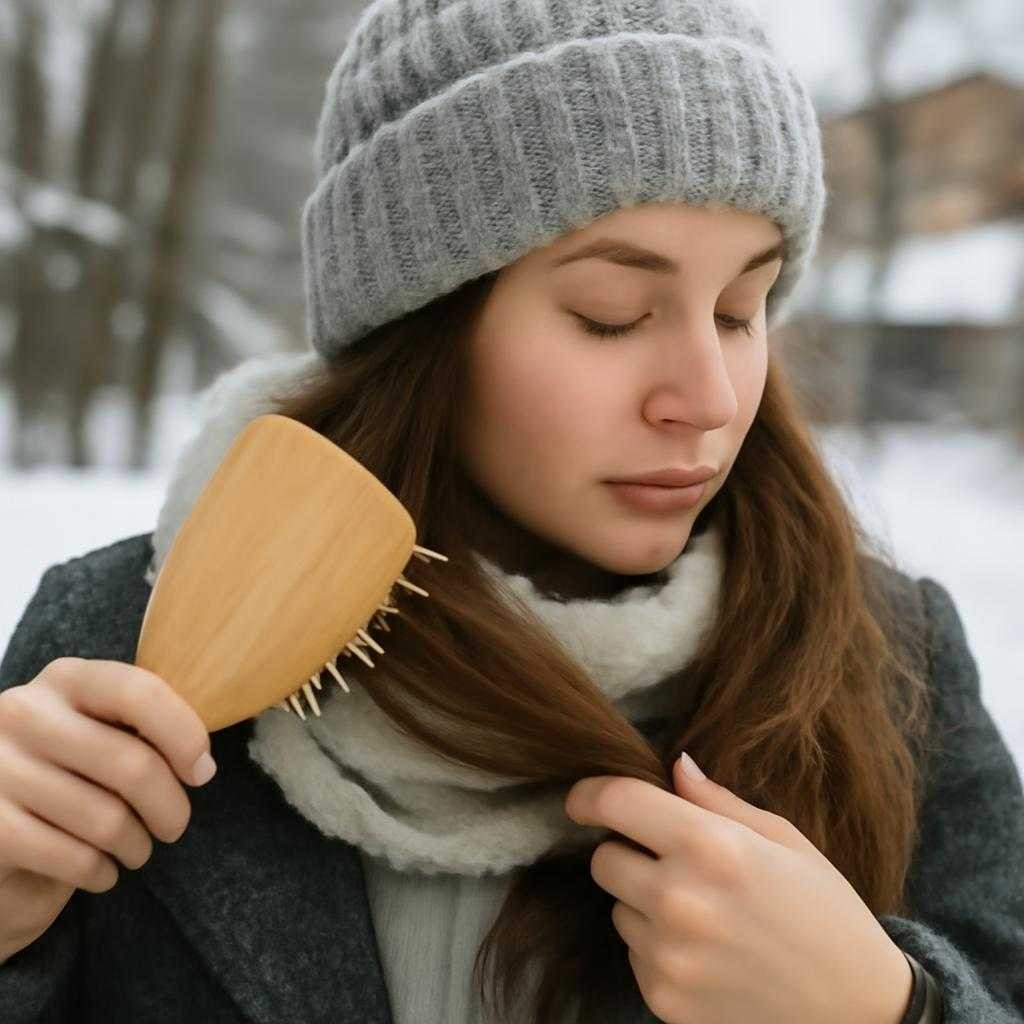зимний уход за волосами
