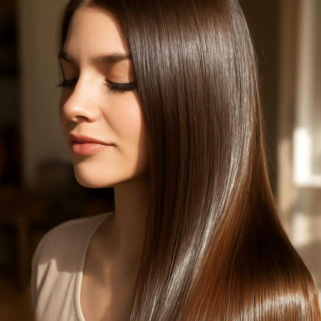 блеск волос